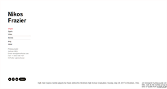 Desktop Screenshot of nikosfrazier.com